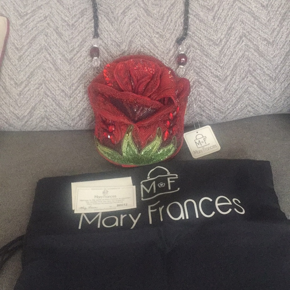 Mary frances Rose Bud cross body bag